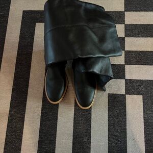 Black Platform Boots - new